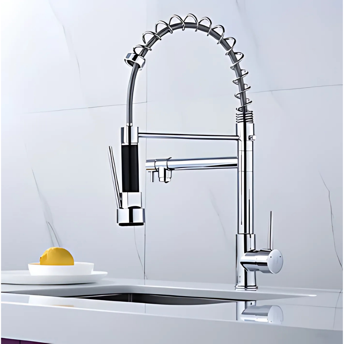 Torneira Cozinha Gourmet Bancada Monocomando Cromado 2 Jato:cromado - 11