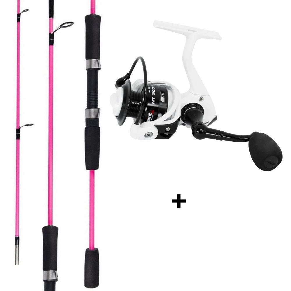 Molinete Netuno 2000 - Saint Plus + Vara Selenium Princesa 1,83m 10-20lbs - Maruri - 1