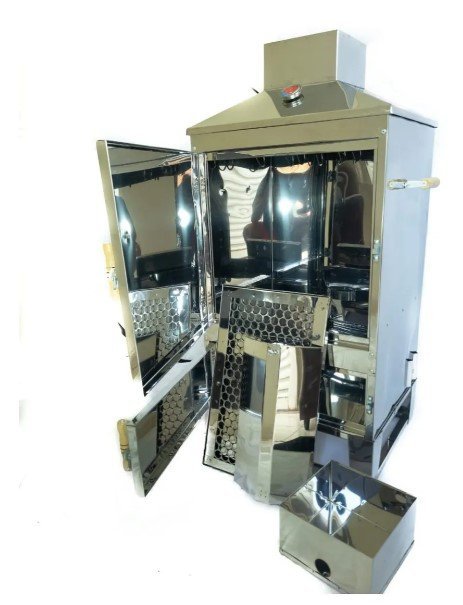 Defumador Profissional Para Alimentos Inox P C/Kit Gás