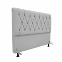 Ver imagem 1 de Cabeceira de Cama Box Casal 140 cm Mallu - Veludo Cinza