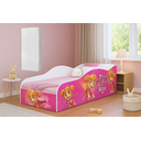 Ver imagem 4 de Cama Infantil Adesivada Sky Rosa Montessoriana com Colchão