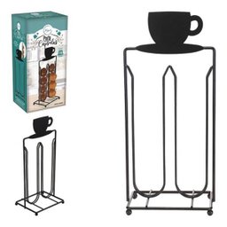 Suporte Porta Capsula Dolce Gusto Cafe Luxo Preto Para 16 Capsulas De Mesa E Bancada - 6