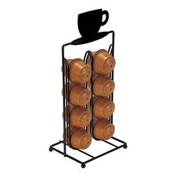 Suporte Porta Capsula Dolce Gusto Cafe Luxo Preto Para 16 Capsulas De Mesa E Bancada - 1