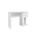 Ver imagem 6 de Mesa Escrivaninha para Escritório Office Mdp Qmovi: Branco