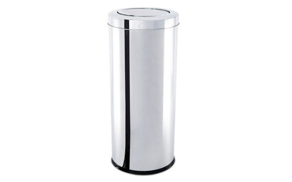 Lixeira Inox C/Tamp Basculante 30X60cm Brinox