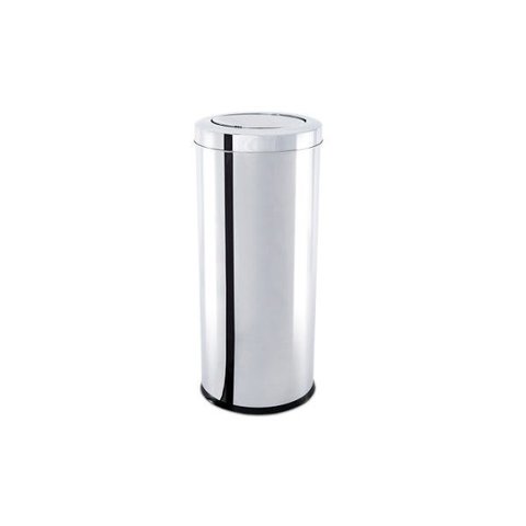 Lixeira Inox C/Tamp Basculante 30X60cm Brinox
