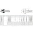 Ver imagem 2 de Porta Fresa Roscado (porta Cápsula) Modelo Hsk-a 63 Mca16100 - Din 69893