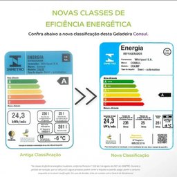 Geladeira / Refrigerador 261 Litros 1 Porta Degelo Seco Classe a - CRA30FBBNA - Branco - BRANCO 220V - 5