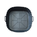 Ver imagem 6 de Kit 3 Peças Forro para Air Fryer Quadrada 21cm ,colher de 22 Cm e Colher de 27cm em Silicone Preto -