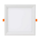 Ver imagem 1 de Kit 20 Painel Plafon Embutir Quadrado Recuado Led 12w Opus - Branco - Bco Neutro 4000k - 110v/220v