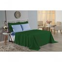 Ver imagem 4 de Jogo de Cama Casal Viúva Nobre 4 Peças Malha 100% Algodão - Verde-bandeira / Azul-bebê