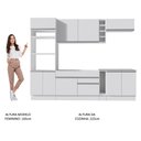 Ver imagem 6 de Armário de Cozinha Completa 290cm Branco Vicenza Madesa 12