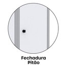 Ver mais imagens de Roupeiro Aço Linha Light 8 Portas - GR302-8 Cinza-Branco