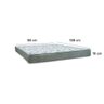 Colchão Solteiro CASTOR Espuma Sleep Max D33 Castor 88x188x18 - Casa Chick - 4