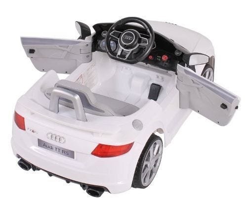 Carro Elétrico Audi Tt Rs Infantil Com Controle Belfix - Branco - 110V/220V (Bivolt) - 3