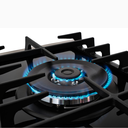 Ver imagem 4 de Cooktop a Gás 1 Boca Tripla Chama Platinium com Trempe de Ferro Fundido Mesa Vidro Bivolt Fischer