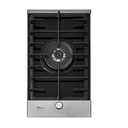 Ver imagem 1 de Cooktop a Gás 1 Boca Tripla Chama Platinium com Trempe de Ferro Fundido Mesa Vidro Bivolt Fischer
