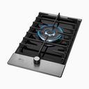Ver imagem 5 de Cooktop a Gás 1 Boca Tripla Chama Platinium com Trempe de Ferro Fundido Mesa Vidro Bivolt Fischer