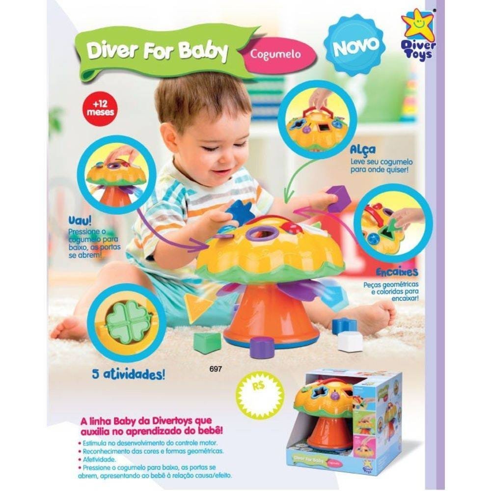 Cogumelo Diver For Baby - Diver Toys - 2