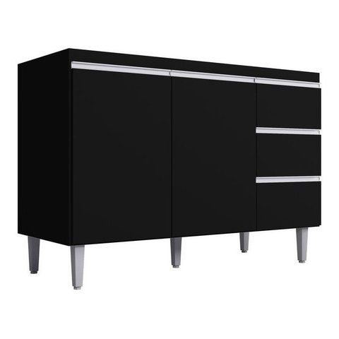 Armário Balcão Gabinete de Pia Andreia 120cm S/tampo Ajl Móveis