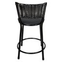 Ver imagem 5 de Banquetas Baixa para Cozinha Hawai Preto 2un Assento Preto