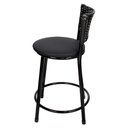 Ver imagem 4 de Banquetas Baixa para Cozinha Hawai Preto 2un Assento Preto