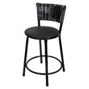 Ver imagem 2 de Banquetas Baixa para Cozinha Hawai Preto 2un Assento Preto