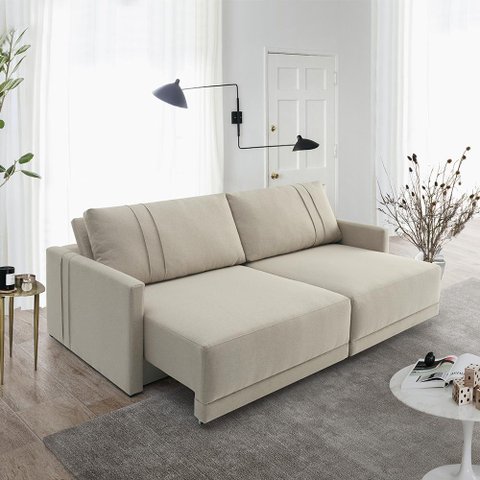 Sofá Patmos 4 Lugares 230cm retrátil e Reclinável 