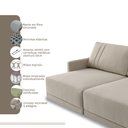 Ver imagem 4 de Sofá Patmos 4 Lugares 230cm retrátil e Reclinável 