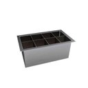 Ver imagem 1 de Porta Utensilios Escovado 301x172x125mm - Mekal