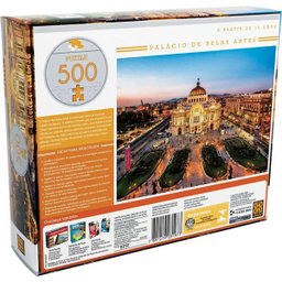 Quebra Cabeça 500 peças Palácio de Belas Artes GROW03197 - 3