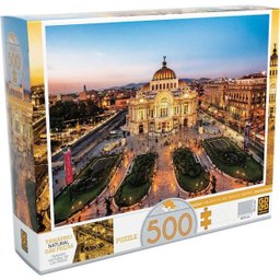 Quebra Cabeça 500 peças Palácio de Belas Artes GROW03197 - 1