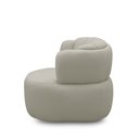 Ver imagem 6 de Kit 2 Poltronas Decorativas Mariele Sala de Estar Base Giratória em Aço Couro Bege G88 - Gran Belo