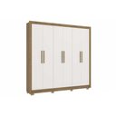 Ver imagem 1 de Guarda Roupa 6 Portas 2g Pés CB02M569 Kappesberg Nog