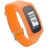 Relógio Pedômetro Liveup Contador de Passos Calorias Laranja - 5