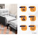 Ver imagem 3 de Poltrona Reclinável com Puff Catena - King House