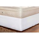 Ver imagem 3 de Saia de Cama Box Tamanho Solteiro Branca Ultrassônico 1,90m x 90cm x 28cm