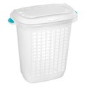 Ver imagem 1 de Cesto 46L Hydrus para Roupas com Tampa Cristal 265 Sanremo