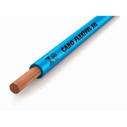 Cabo Flexível Sil 10mm 750V Rolo com 100m Azul - 1
