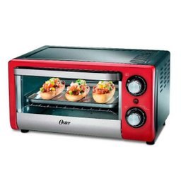 Forno Elétrico Oster Compact, Vermelho, 10 Litros, 110V - 1 Forno Elétrico Oster Compact, Vermelho, 10 Litros, 110V - 1