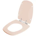 Ver imagem 2 de Assento Sanitario Poliester Monte Carlo Rosa Floral para vaso Deca