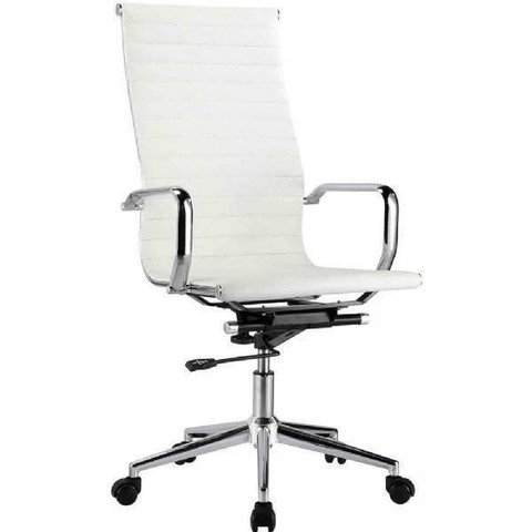 Cadeira Office Sevilha Alta Pu Branco - Rivatti