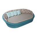Ver imagem 1 de Big Chaise em Alumínio com Almofadas Impermeáveis para Jardim, Piscina, Área, Lazer e Edícula Trama
