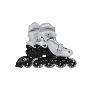 Patins Roller Infantil Cinza Brincadeira Presente Criança