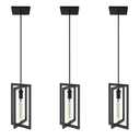 Ver imagem 1 de Kit 3 Pendentes Luminárias Moderna Industrial Preto