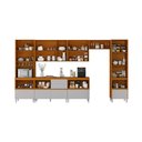 Ver imagem 2 de Cozinha Completa Itatiaia Lumina 410cm em Madeira Mdf Cinamomo/fendi