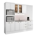 Ver imagem 2 de Armário de Cozinha Completa com Balcão Milla Grove Carraro Branco