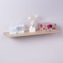 Ver imagem 1 de Prateleira Cor Nogal (madeira) 60 X 20cm em MDP Com Suporte Invisível - Crie Fácil