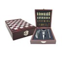 Ver imagem 1 de Kit de Acessorios para Vinho + Mini Jogo de Xadrez Luxo