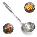 Ver imagem 1 de Escumadeira Grande de Inox Fritura Profissional 59x20cm Frg0244 Frigopro